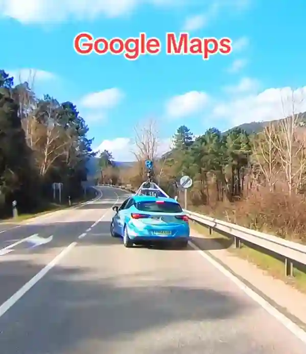 Picture of a Google Car spotted in Oña, Castile and León, Spain on March 20, 2025.