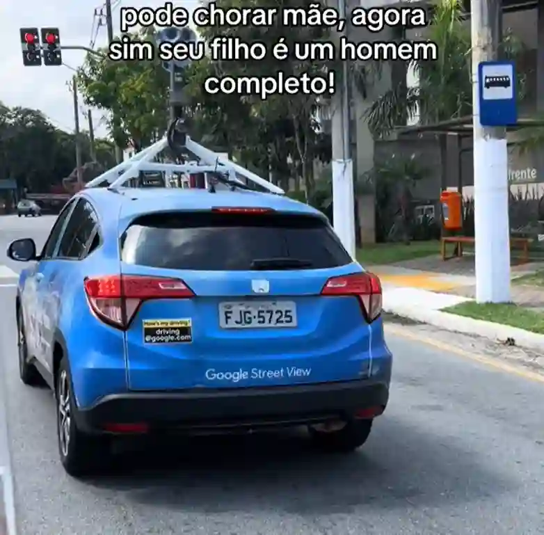 Picture of a Google Car spotted in São Bernardo do Campo, São Paulo, Brazil on March 21, 2025.