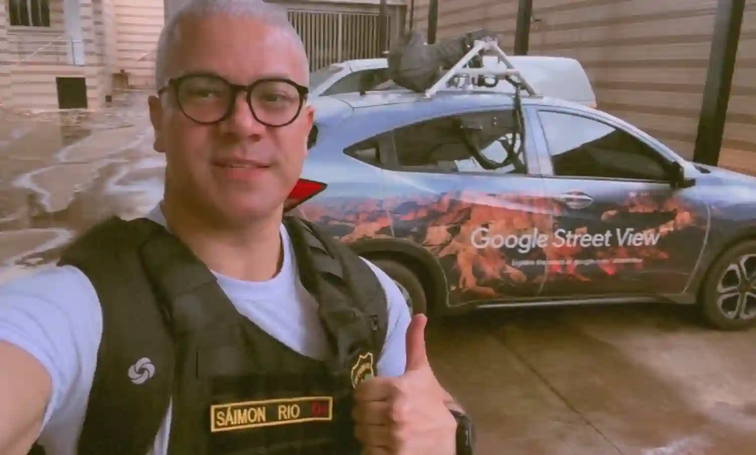 Picture of a Google Car spotted in Pimenta Bueno, Rondônia, Brazil on March 16, 2025.