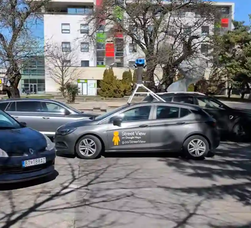 Picture of a Google Car spotted in Bratislava, Bratislava Region, Slovakia on March 21, 2025.