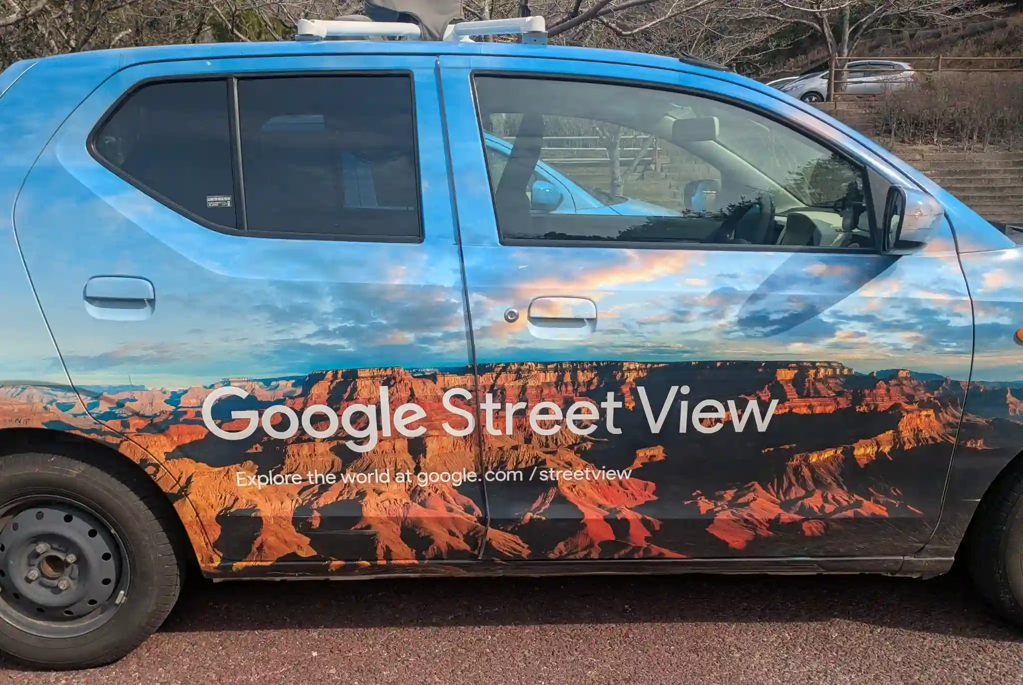 Picture of a Google Car spotted in Hiroshima, Japan on March 24, 2025.