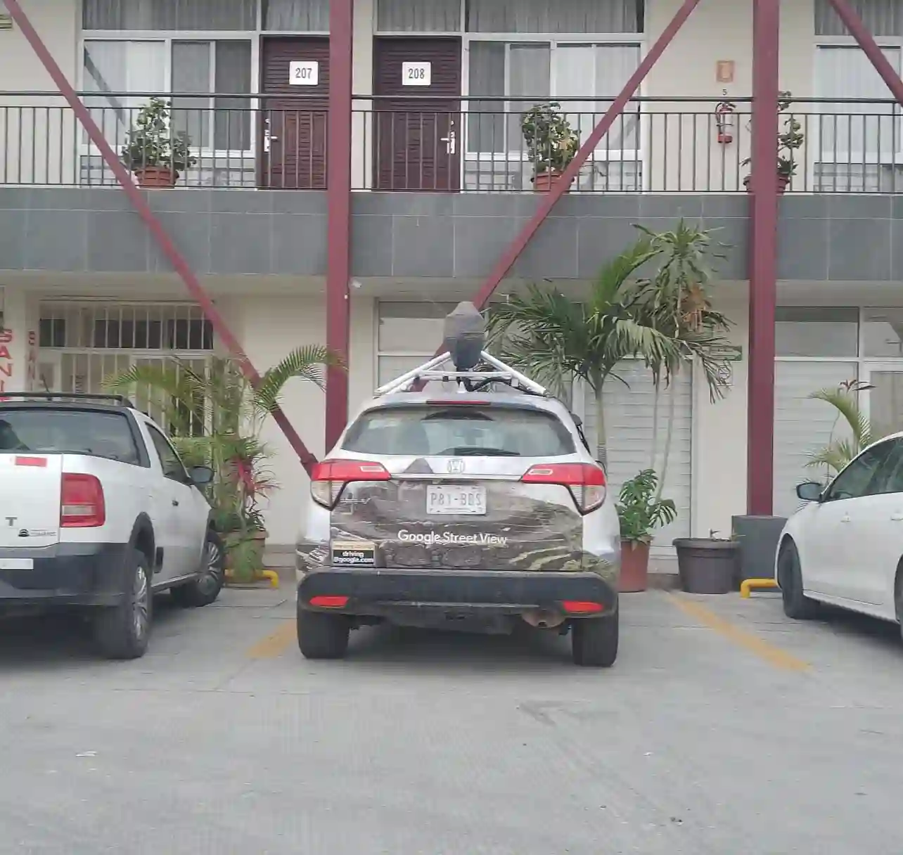 Picture of a Google Car spotted in Santiago de la Peña, Veracruz, Mexico on March 20, 2025.