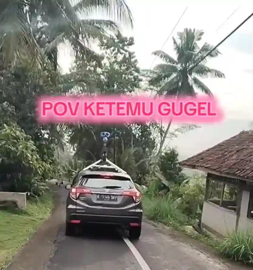 Picture of a Google Car spotted in Indonesia on March 19, 2025.