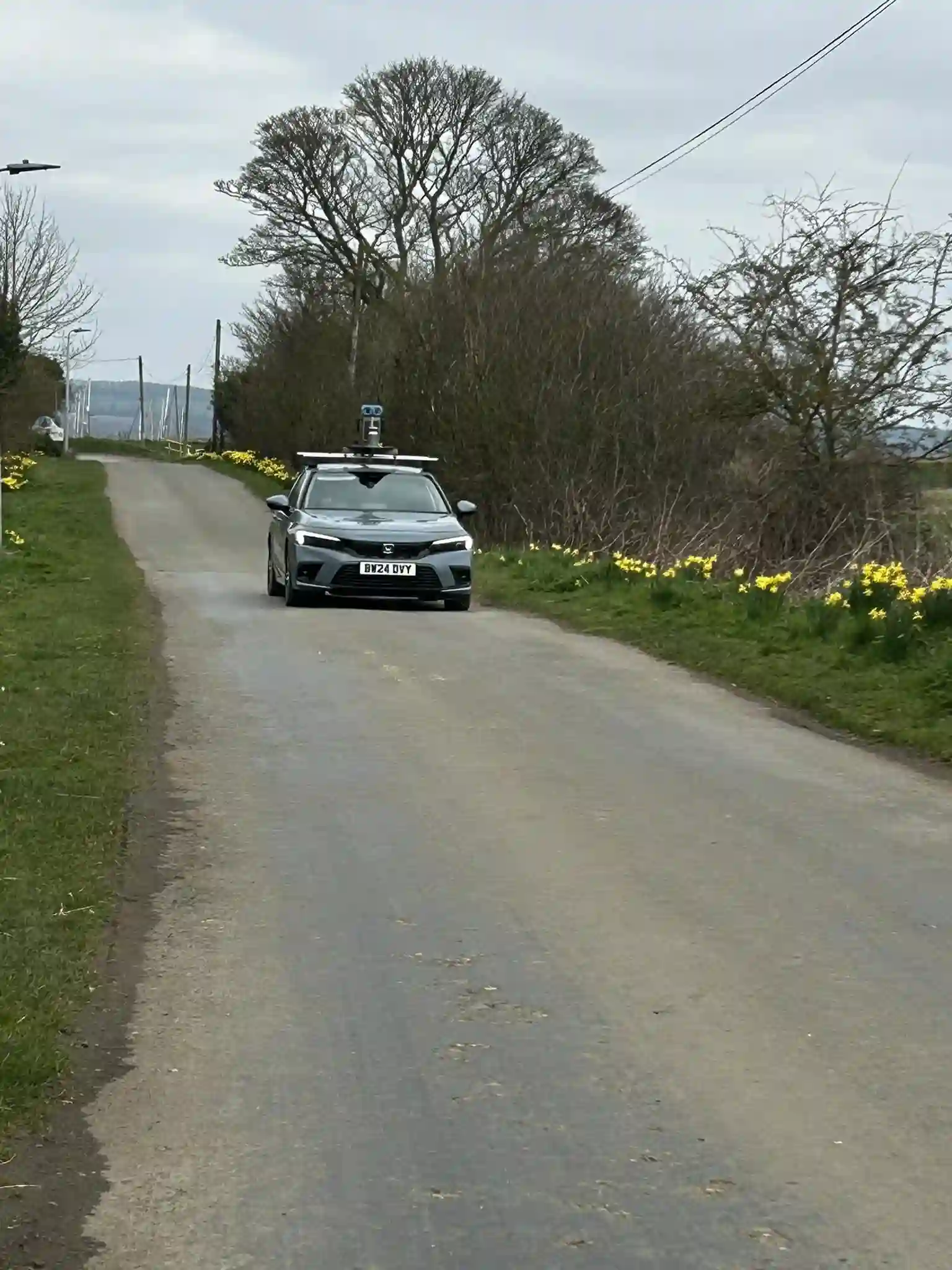 Picture of a Google Car spotted in United Kingdom on March 25, 2025.