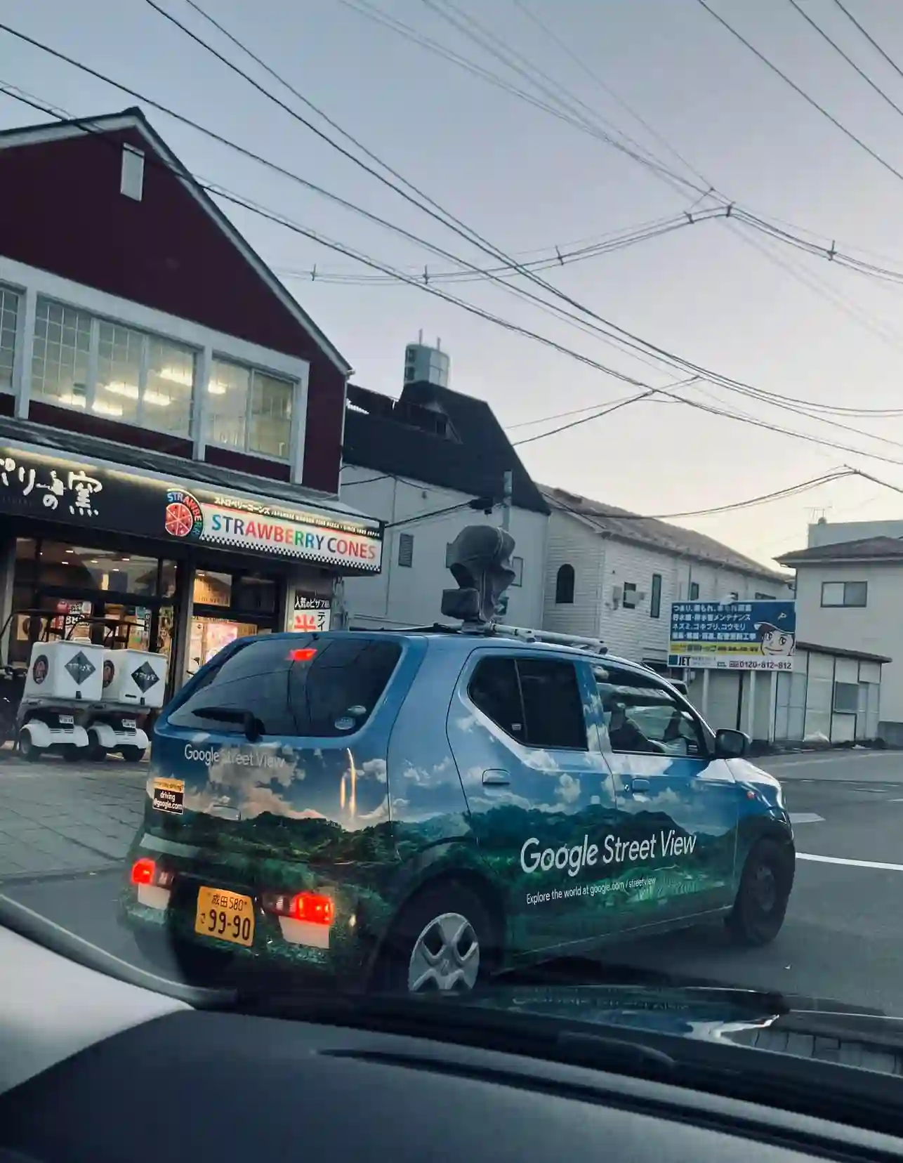 Picture of a Google Car spotted in Sendai, Miyagi, Japan on March 24, 2025.