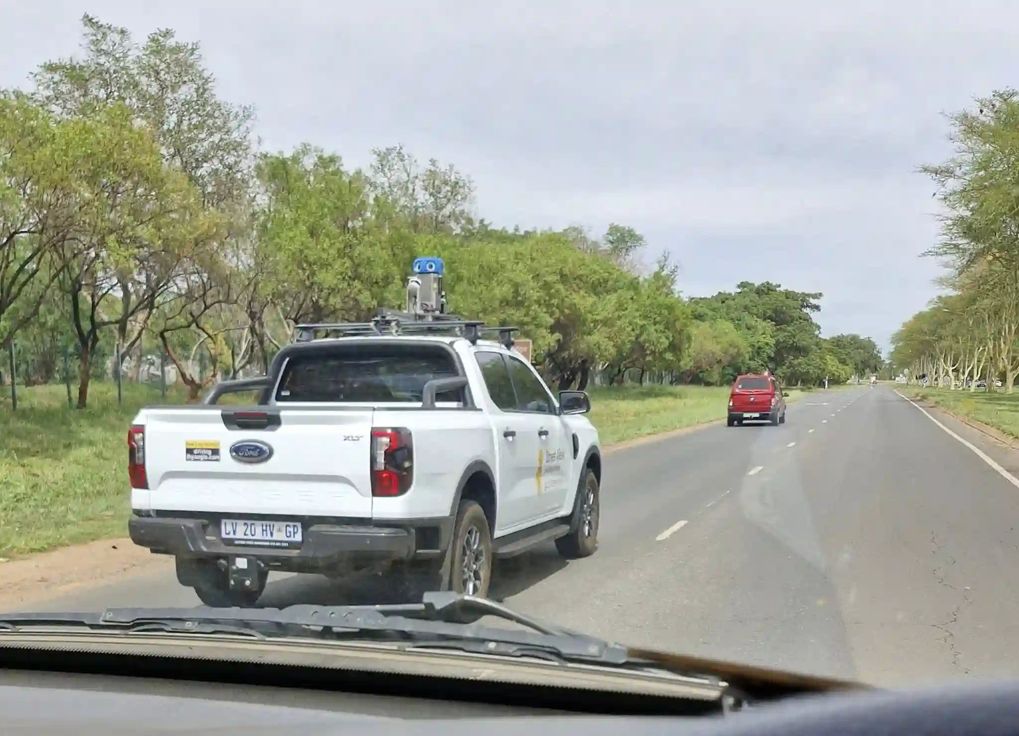 Picture of a Google Car spotted in Pretoria, Gauteng, South Africa on December 20, 2024.