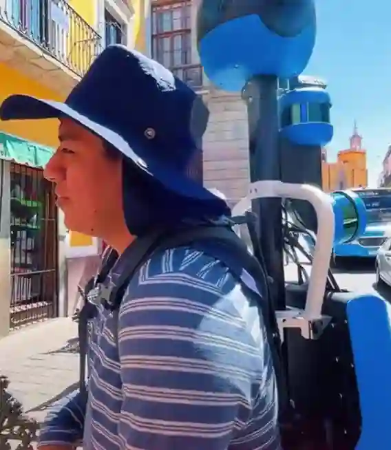Picture of a Google Car spotted in Guanajuato, Guanajuato, Mexico on March 6, 2025.