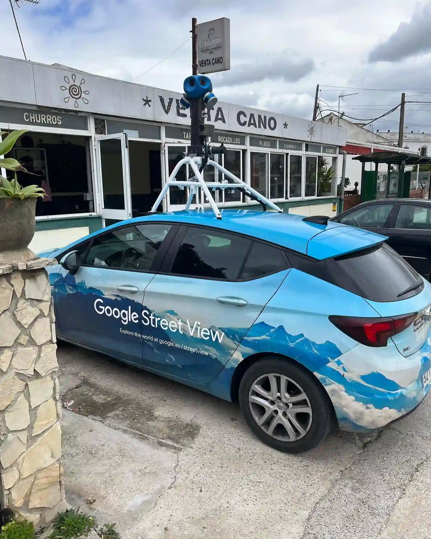 Picture of a Google Car spotted in Los Ángeles, Andalusia, Spain on March 12, 2025.