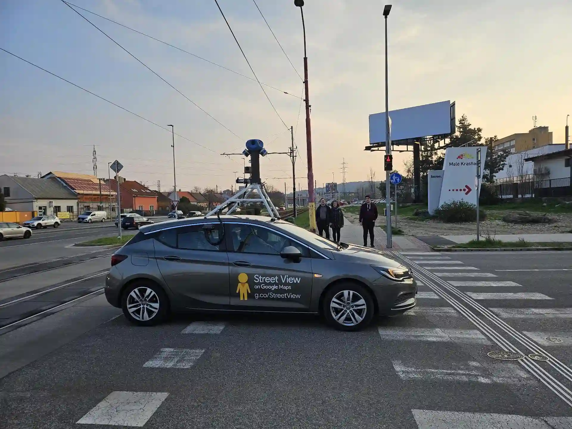 Picture of a Google Car spotted in Bratislava, Bratislava Region, Slovakia on March 25, 2025.