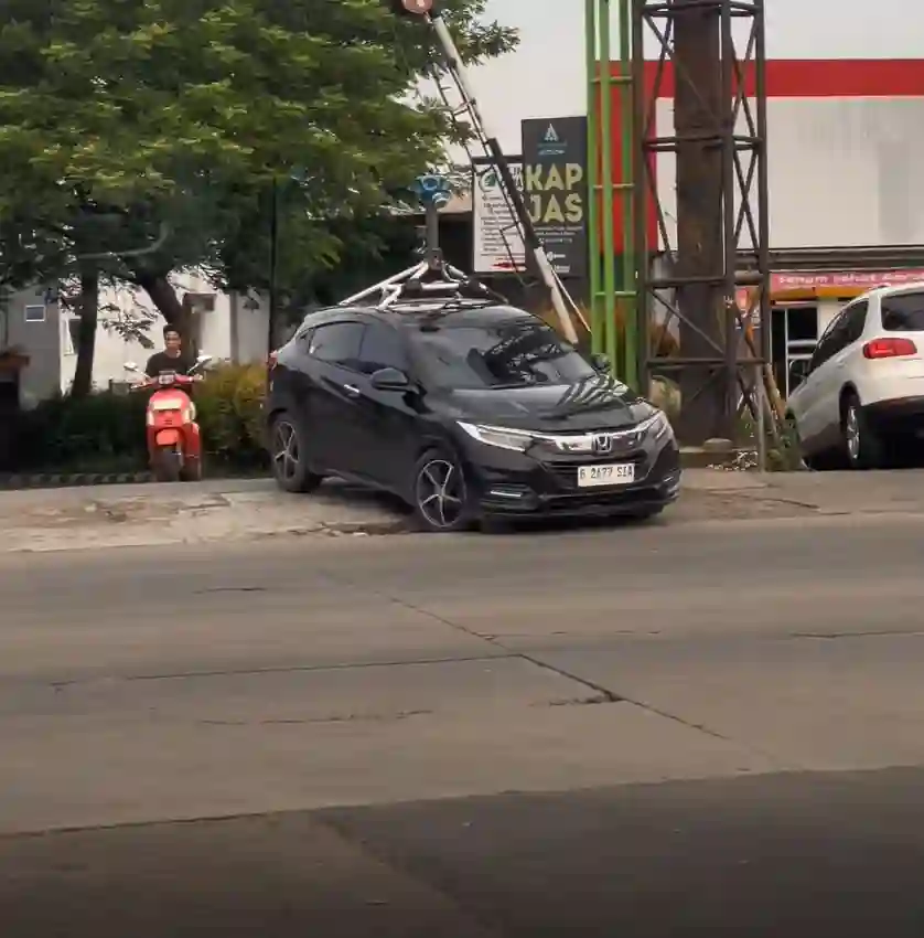 Picture of a Google Car spotted in Java, Indonesia on March 26, 2025.