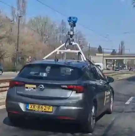 Picture of a Google Car spotted in Bratislava, Bratislava Region, Slovakia on March 27, 2025.