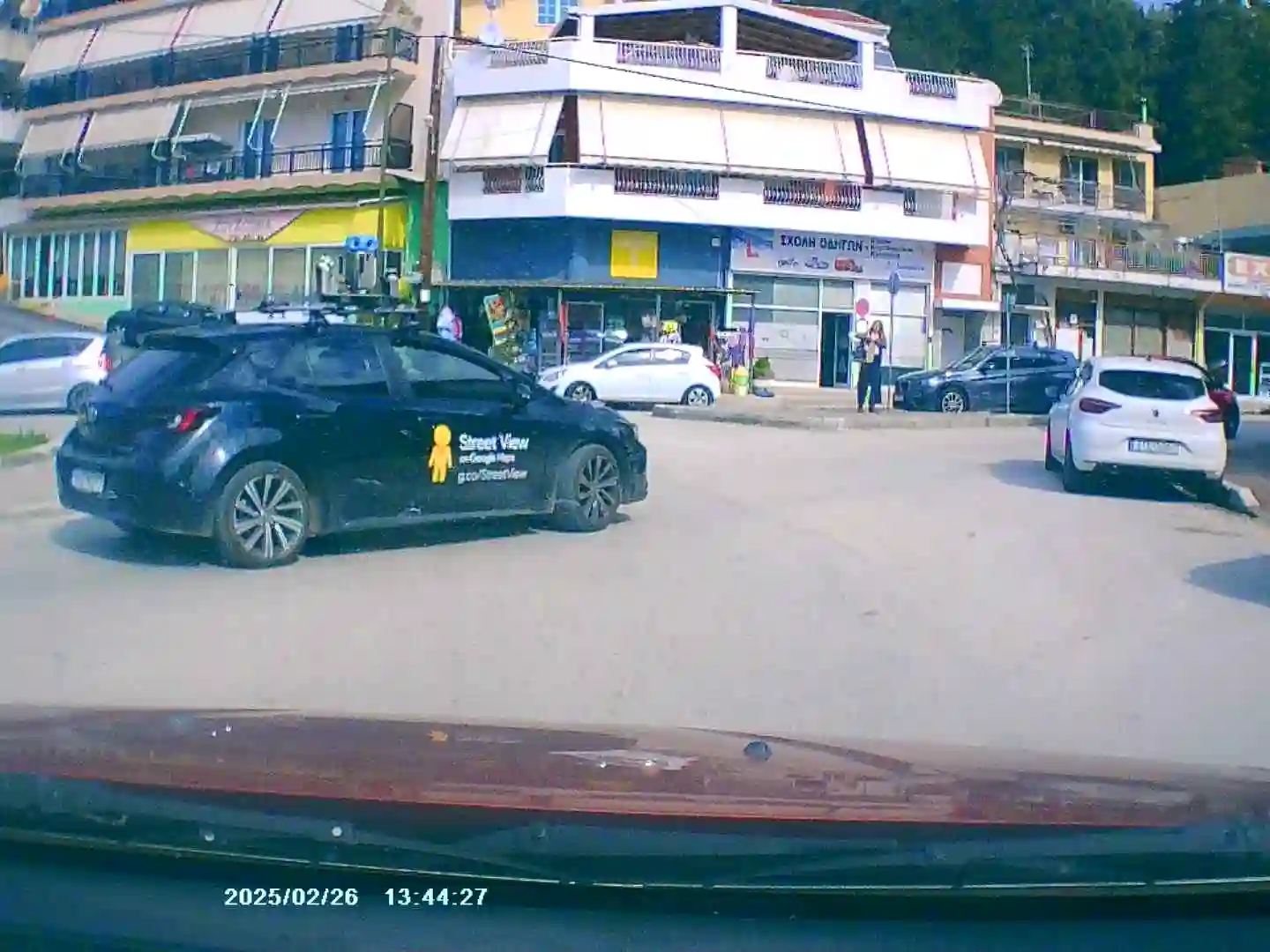 Picture of a Google Car spotted in Igoumenitsa, Decentralized Administration of Epirus and Western Macedonia, Greece on February 26, 2025.