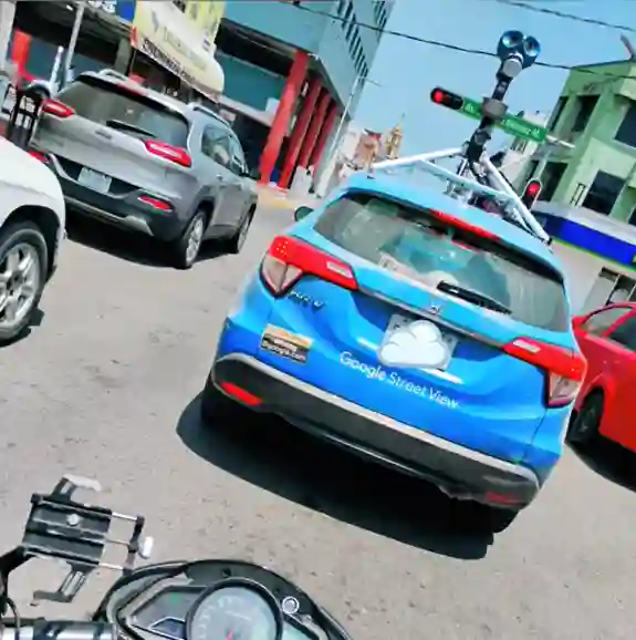 Picture of a Google Car spotted in Villahermosa, Tabasco, Mexico on March 28, 2025.
