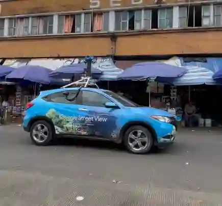 Picture of a Google Car spotted in Tapachula, Chiapas, Mexico on March 28, 2025.