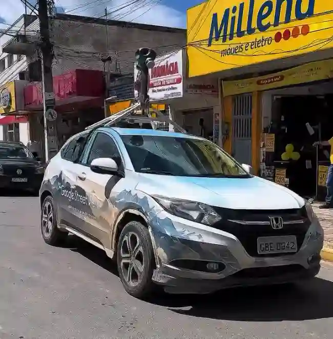 Picture of a Google Car spotted in Sirinhaém, Pernambuco, Brazil on March 24, 2025.