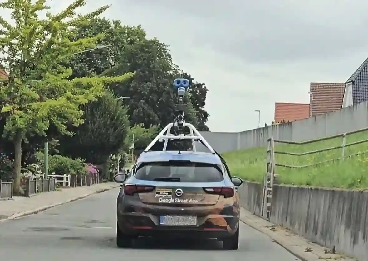 Google Street View car in Germany