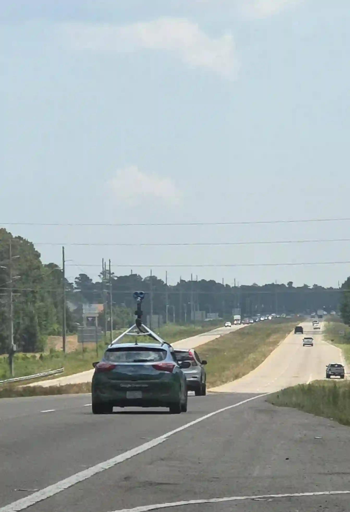 Google Street View car in Holden Beach, North Carolina, United States