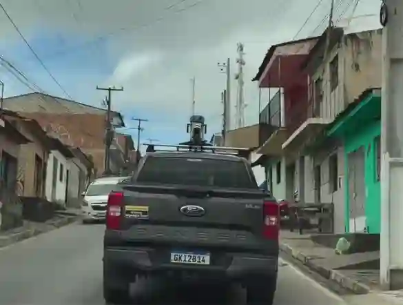 Google Street View car in São Miguel dos Campos, State of Alagoas, Brazil