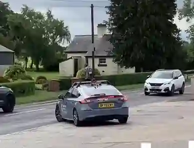 Google Street View car in Northern Ireland, United Kingdom