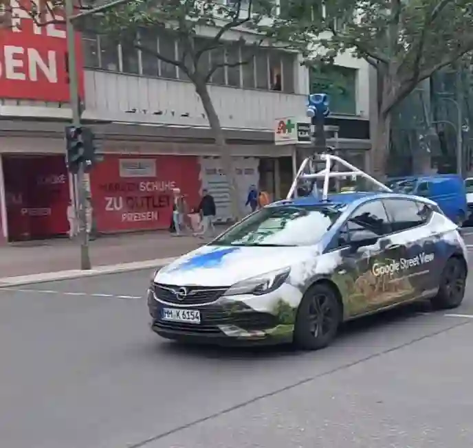 Google Street View car in Berlin, Germany