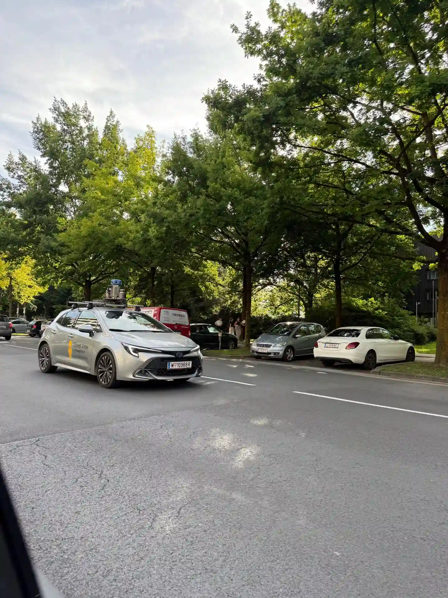 Google Street View car in Linz, Upper Austria, Austria