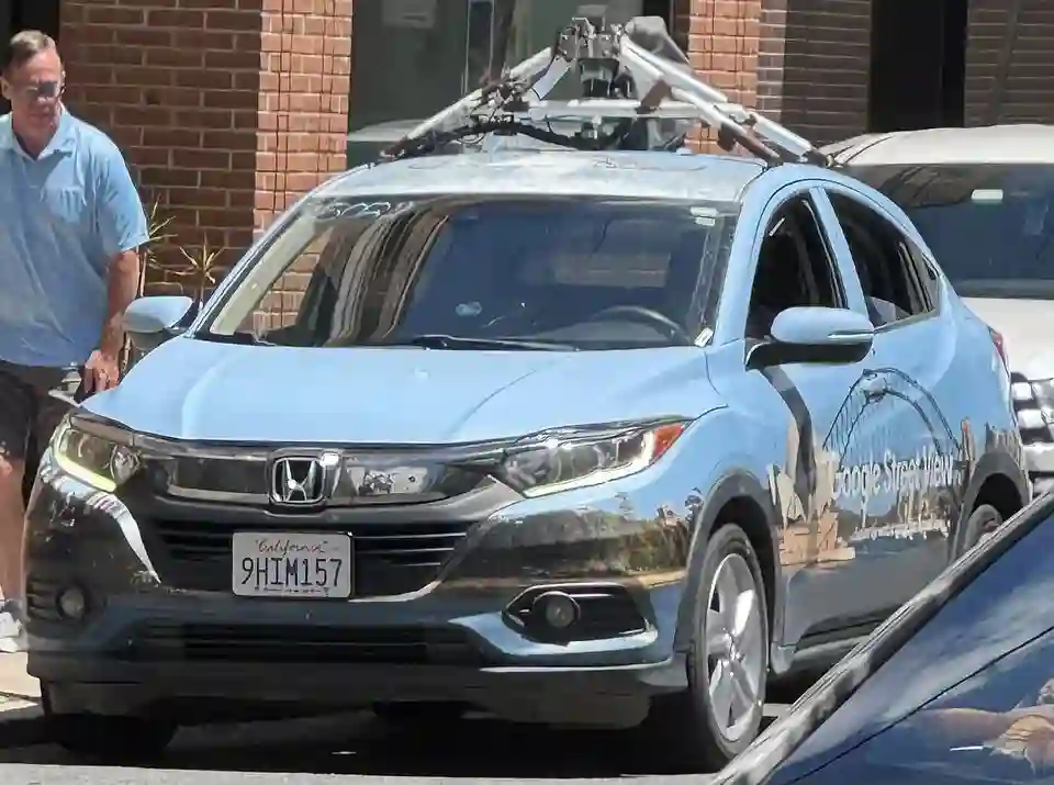 Google Street View car in Providence, Rhode Island, United States