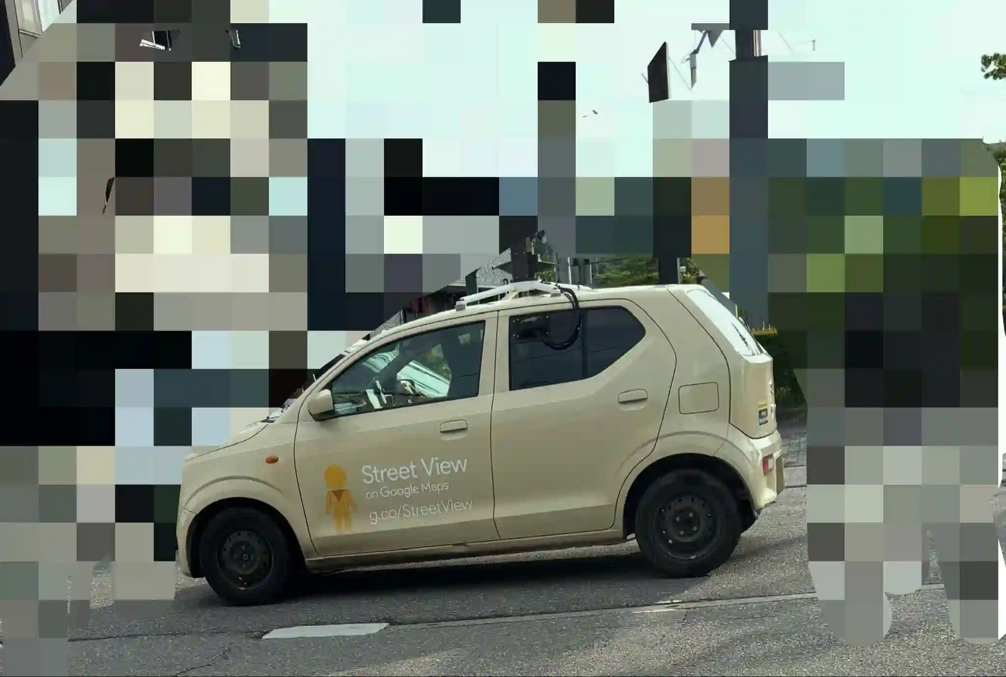 Google Street View car in Kanazawa, Ishikawa, Japan