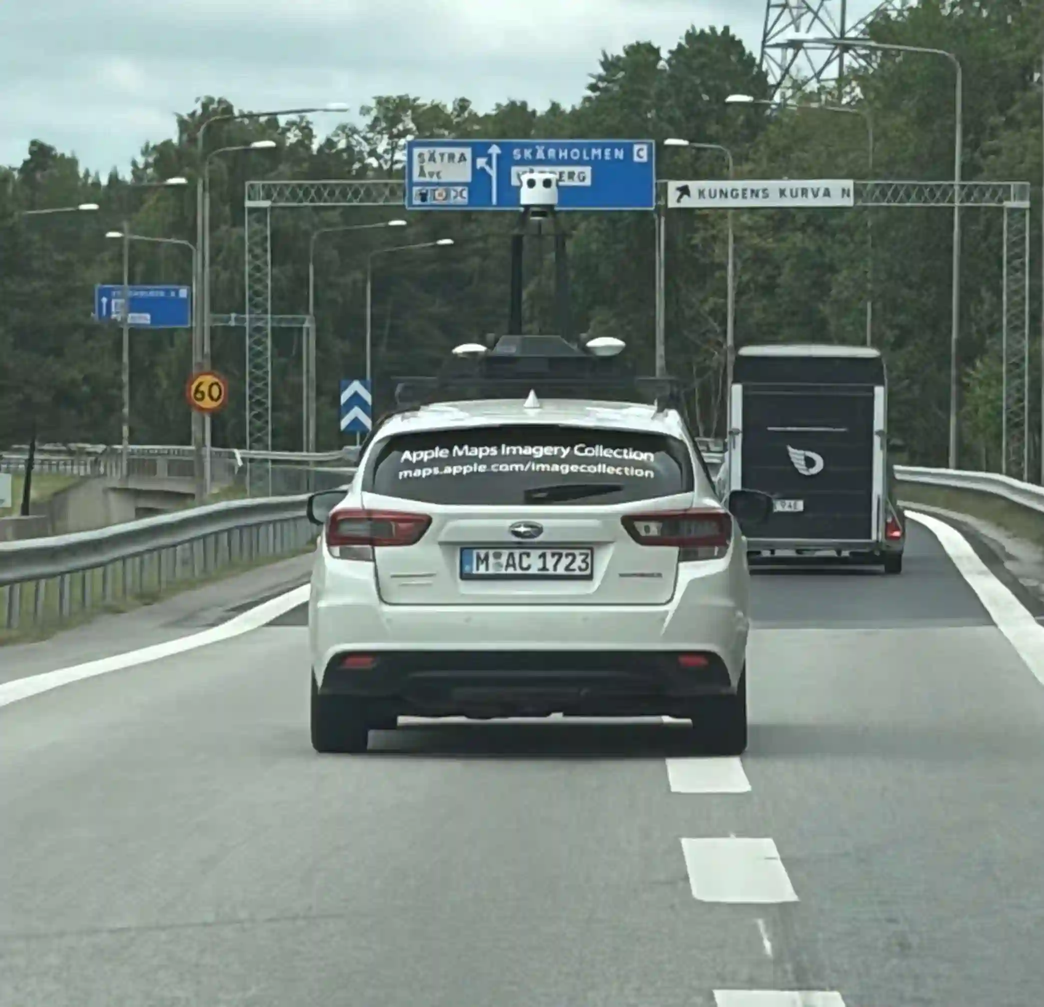 Google Street View car in Stockholm County, Sweden