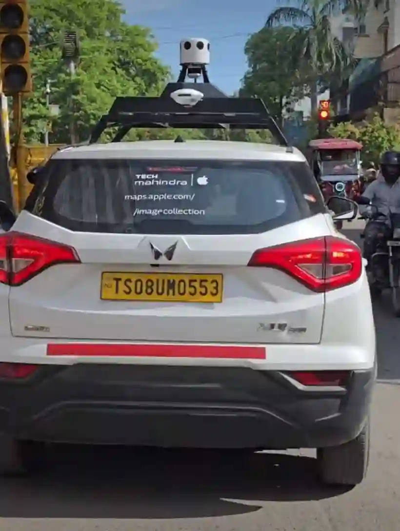 Google Street View car in Delhi, India