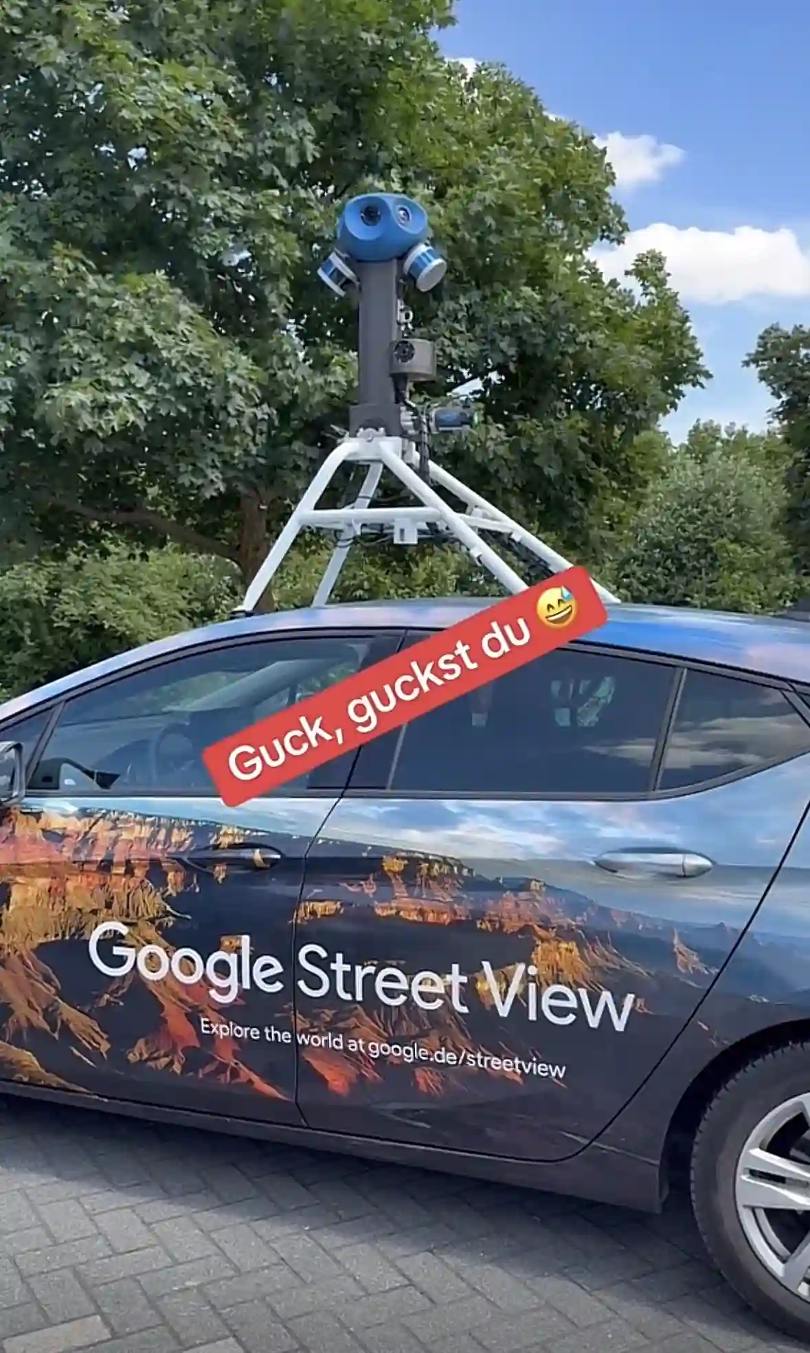 Google Street View-bil i Germany
