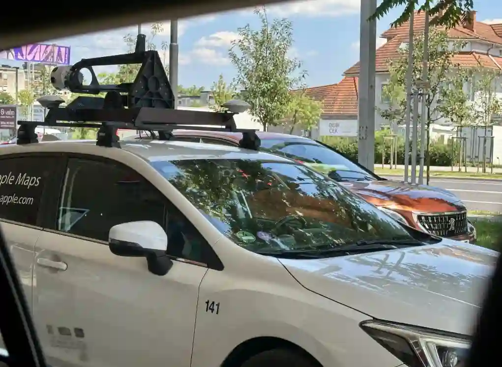 Google Street View car in Ljubljana, Slovenia