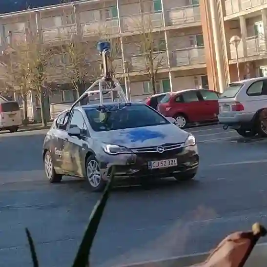 Picture of a Google Car spotted in Aalborg, North Jutland Region, Denmark on January 12, 2021.