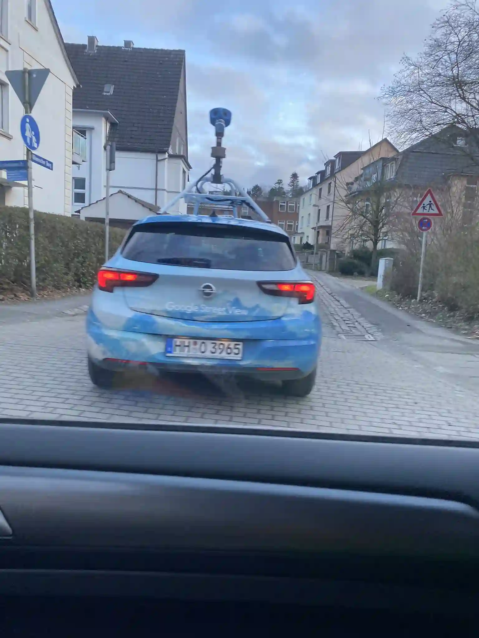 Picture of a Google Car spotted in Witten, North Rhine-Westphalia, Germany on January 14, 2021.