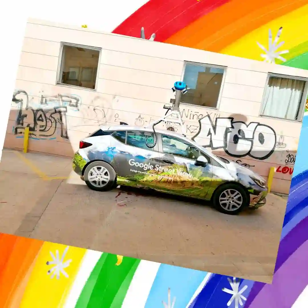 Picture of a Google Car spotted in Sabadell, Spain on June 23, 2021.