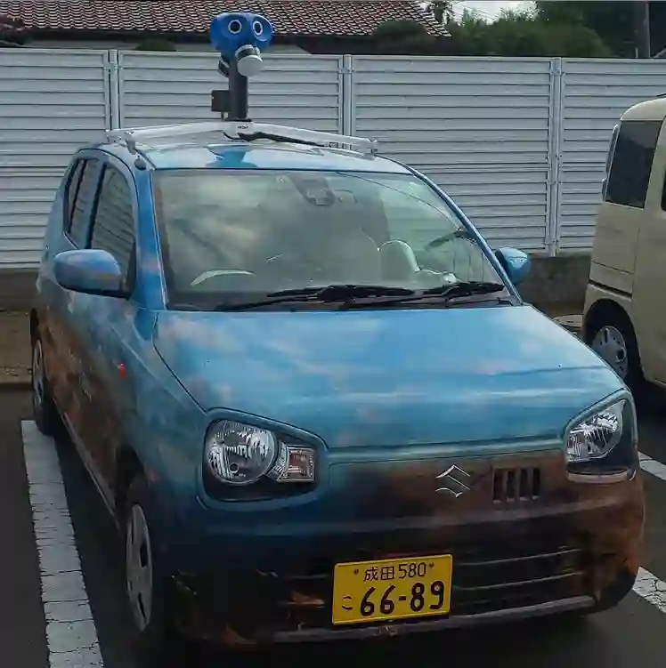 Picture of a Google Car spotted in Hiratsuka, Kanagawa Prefecture, Japan on July 20, 2021.