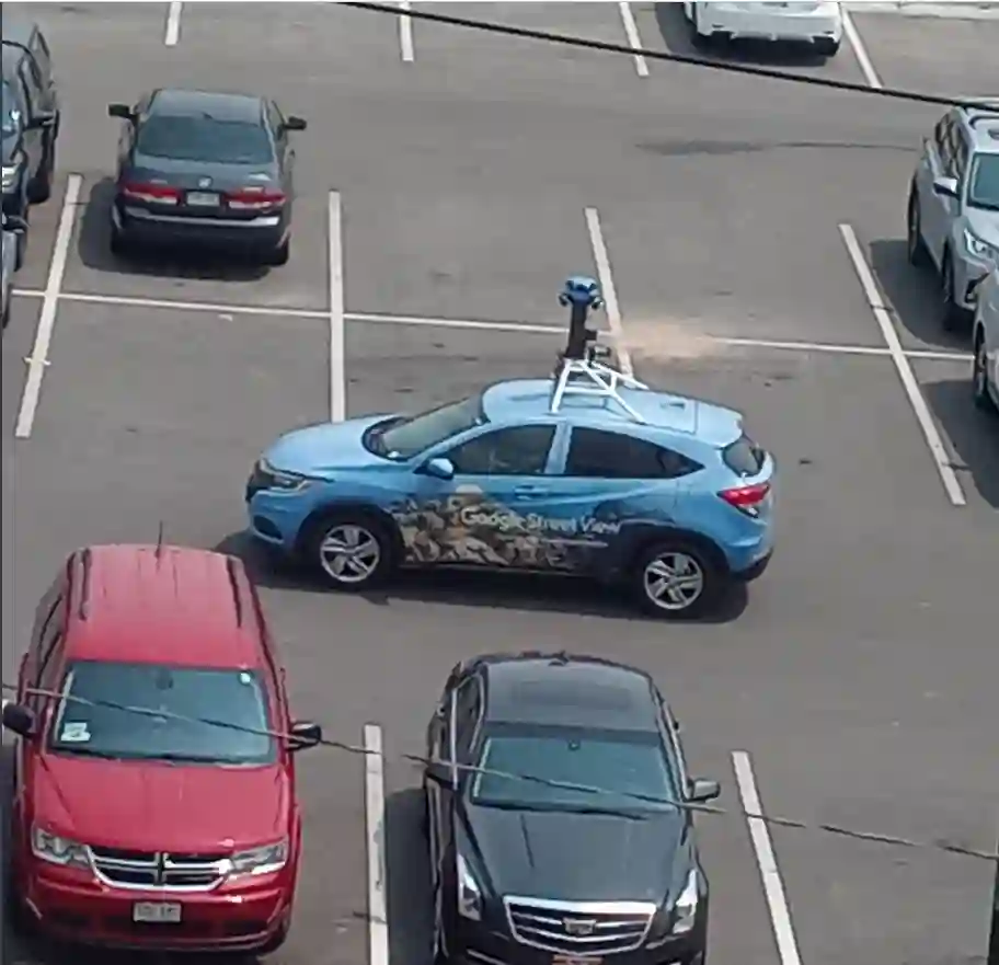 Picture of a Google Car spotted in Denver, Colorado, USA on August 9, 2021.