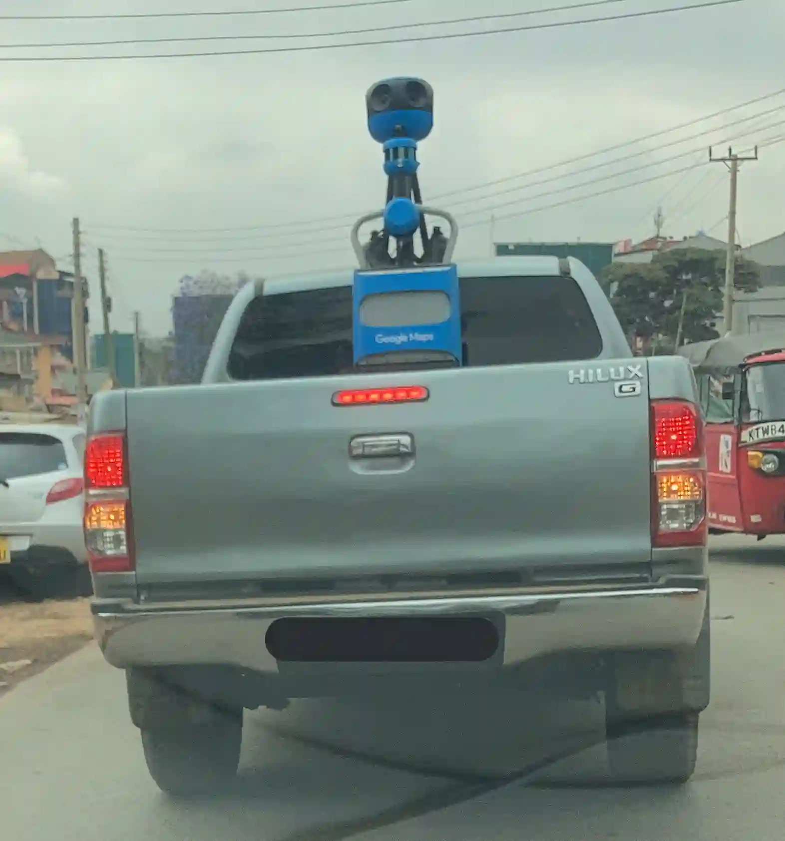 Picture of a Google Car spotted in Ruaka, Kenya on September 4, 2021.