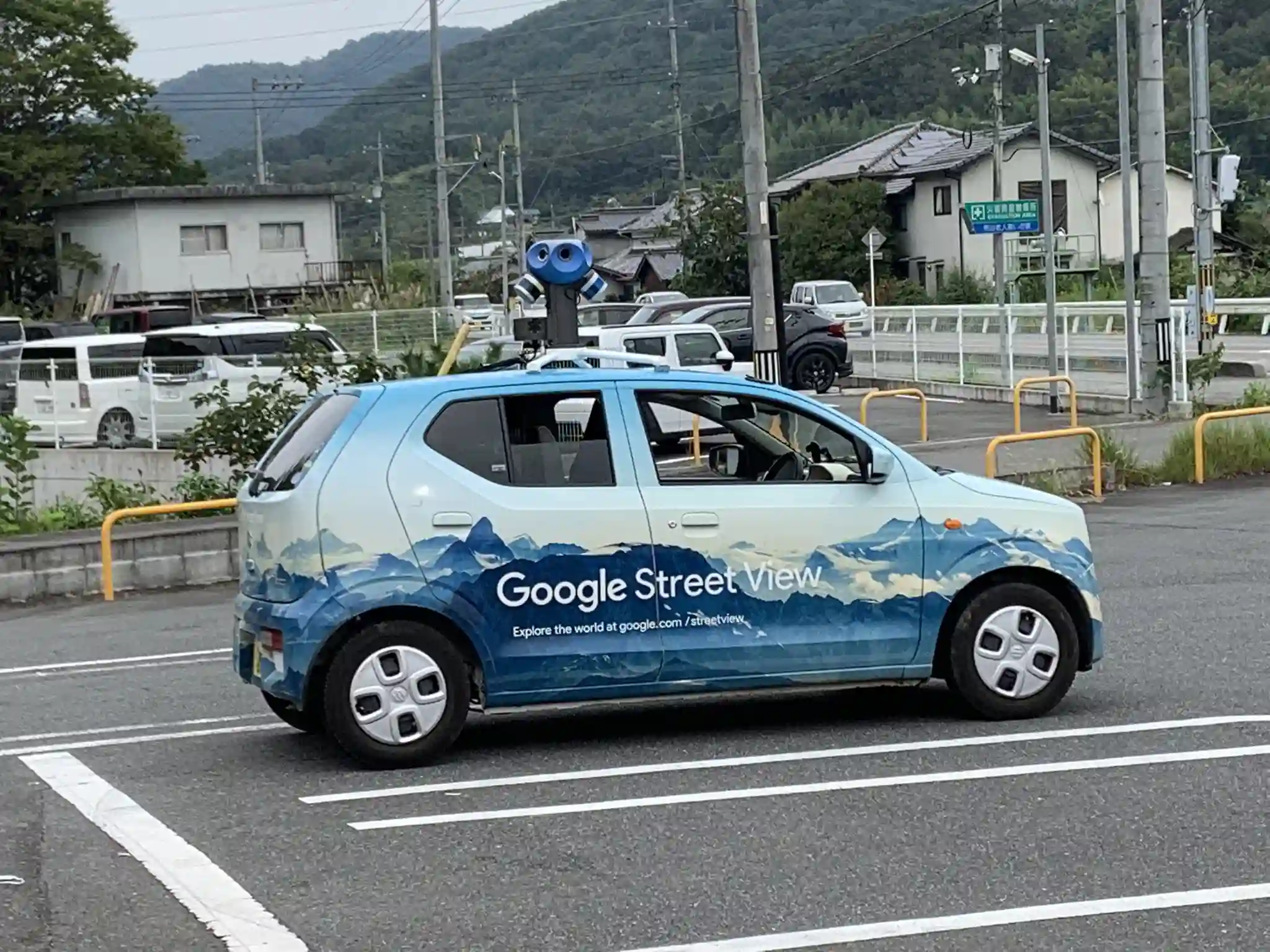 Picture of a Google Car spotted in Onomichi, Hiroshima, Japan on September 13, 2021.