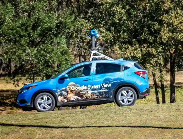 Picture of a Google Car spotted in around San Antonio, Texas, USA on November 29, 2021.