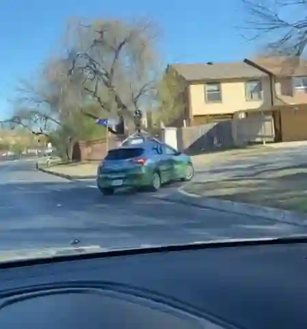 Picture of a Google Car spotted in San Antonio, Texas, USA on January 12, 2022.