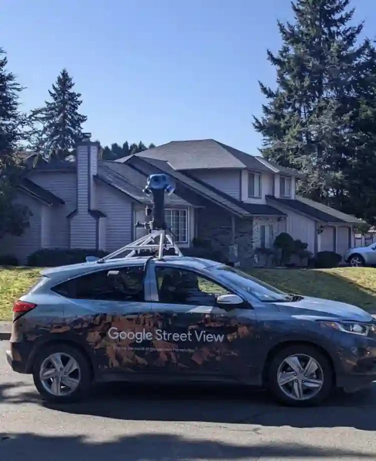 Picture of a Google Car spotted in Seattle, Washington, USA on February 23, 2022.