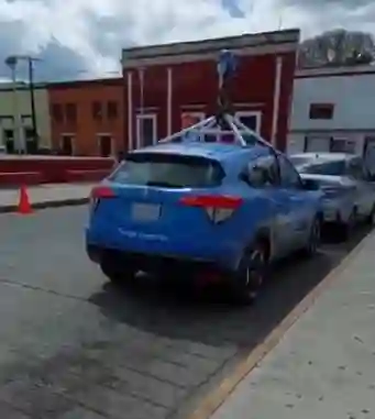 Picture of a Google Car spotted in Motul, Yucatan, Mexico on March 1, 2022.