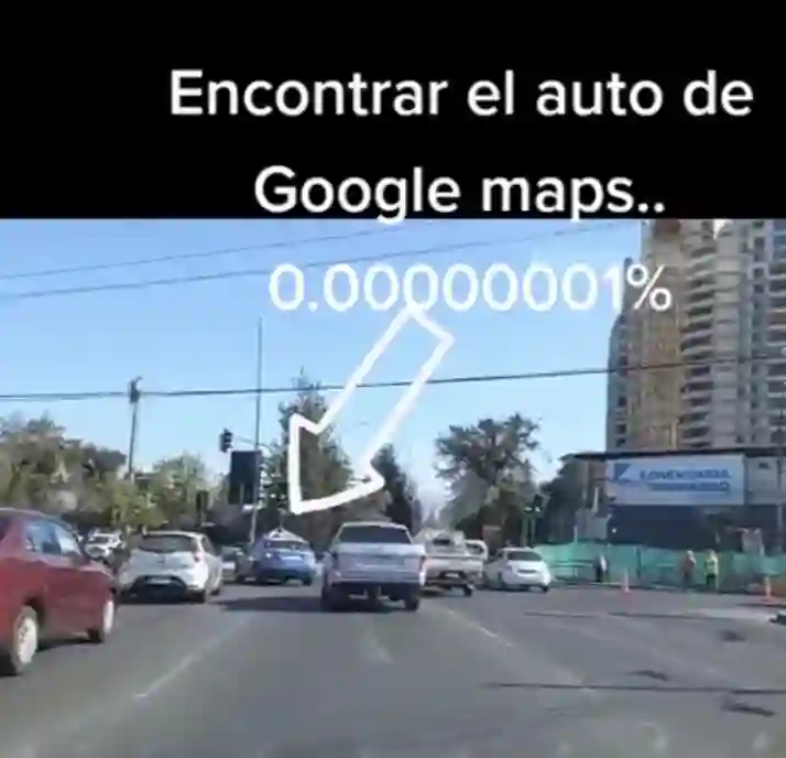 Picture of a Google Car spotted in Santiago, Chile on March 2, 2022.
