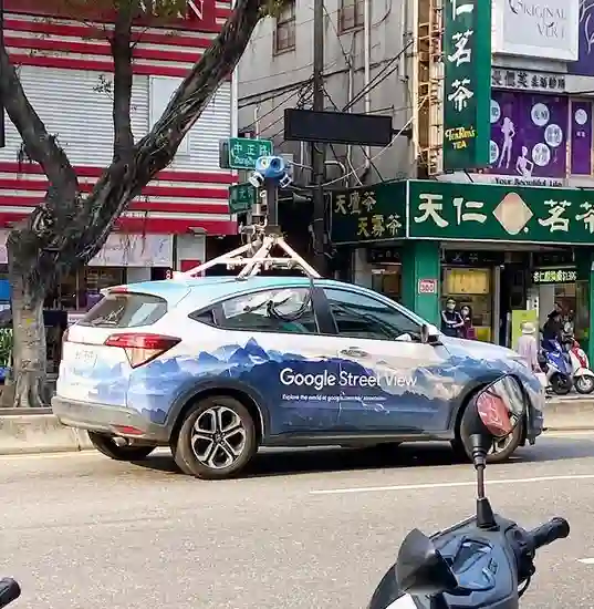 Picture of a Google Car spotted in Shilin District, Taipei, Taiwan on March 3, 2022.