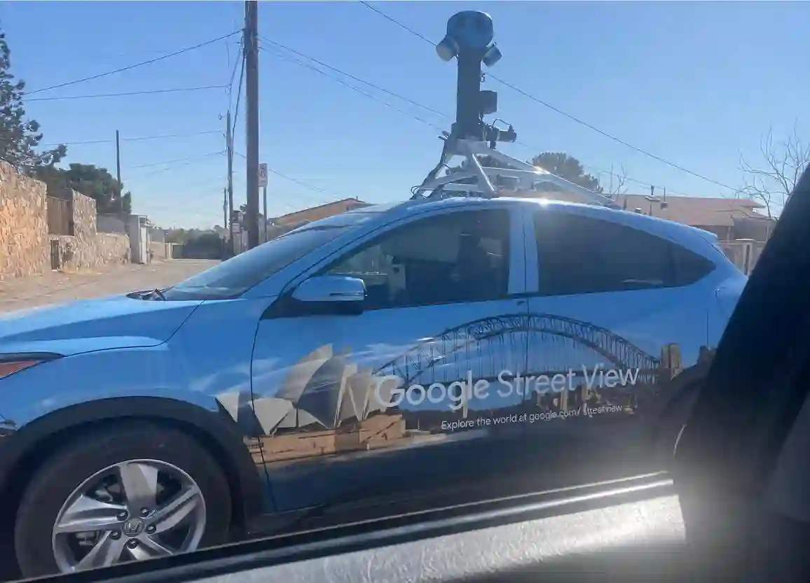 Picture of a Google Car spotted in El Paso, Texas, USA on March 4, 2022.