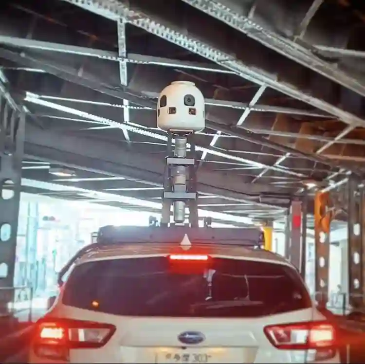 Picture of a Apple Car spotted in Kanda Station, Chiyoda, Tokyo, Japan on March 4, 2022.