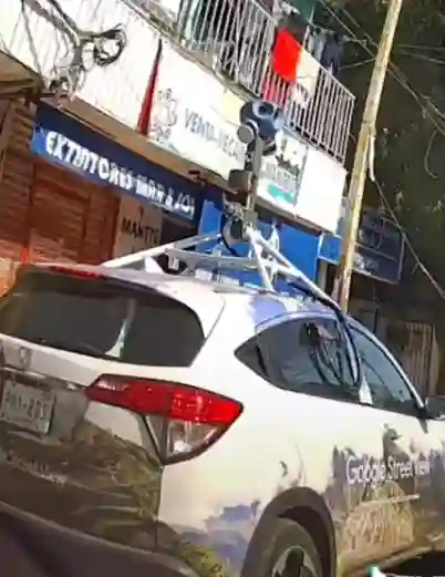 Picture of a Google Car spotted in Acapulco, Guerrero, Mexico on March 8, 2022.