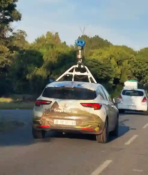 Picture of a Google Car spotted in Northgate, Johannesburg, South Africa on April 1, 2022.