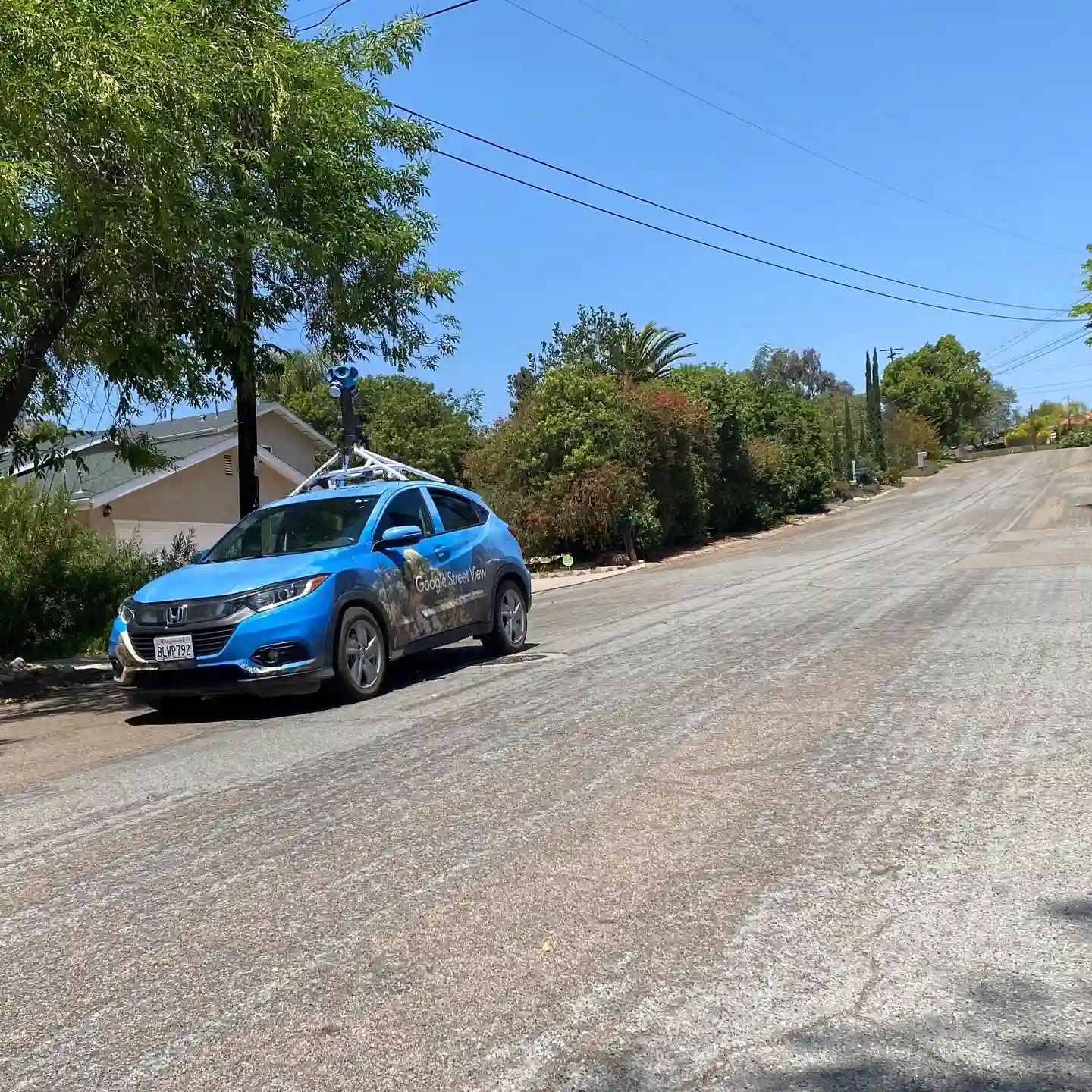 Picture of a Google Car spotted in Casa De Oro-Mount Helix CA, USA on May 2, 2022.