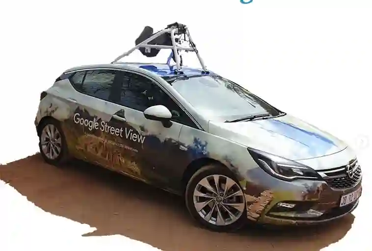 Picture of a Google Car spotted in Kimberley, Northern Cape, South Africa on September 5, 2019.